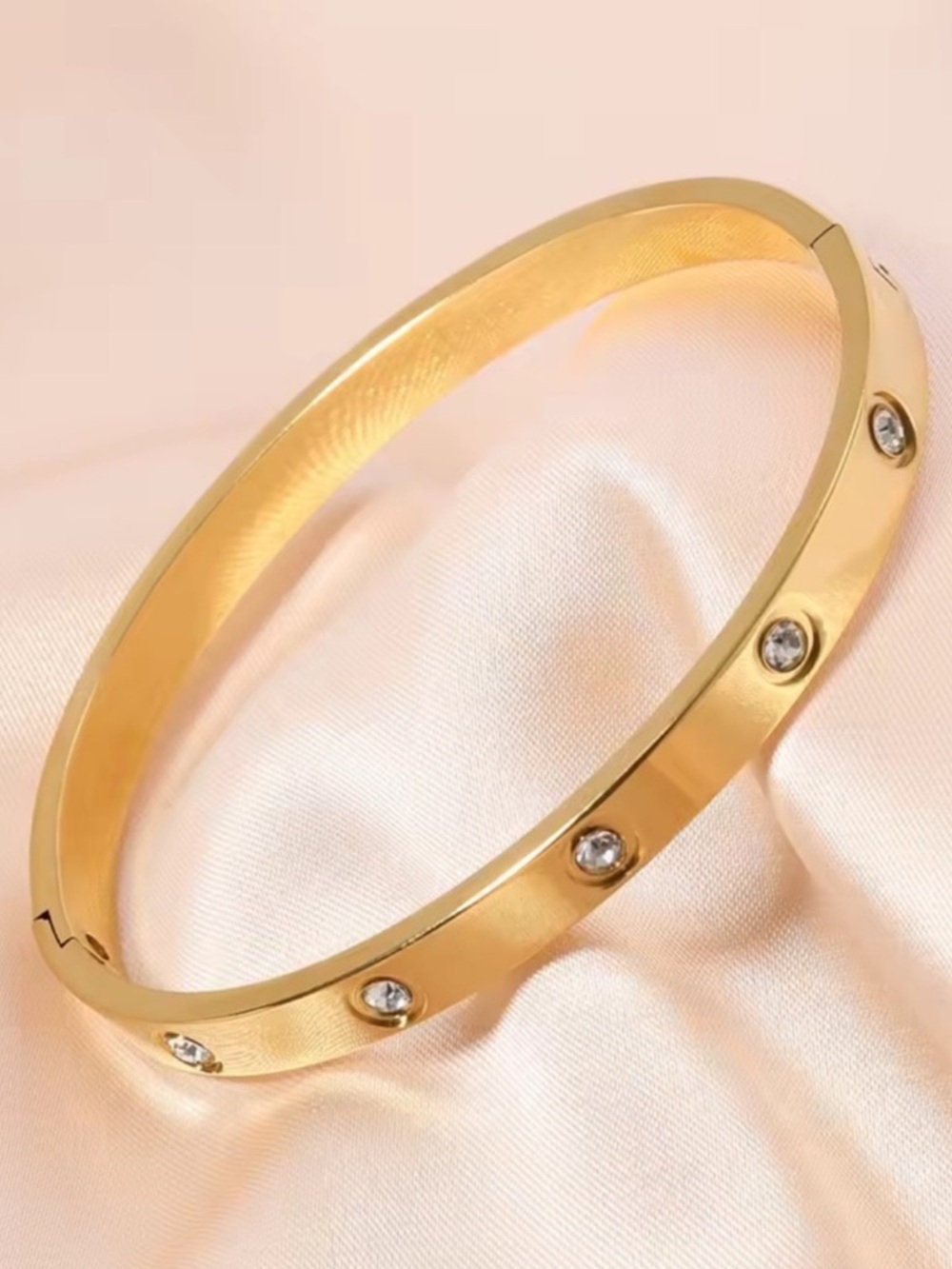 Anthropologie Gold Bracelet with Silver Accents